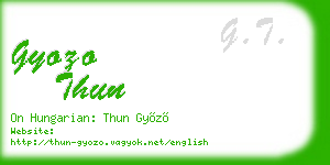 gyozo thun business card