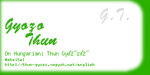 gyozo thun business card